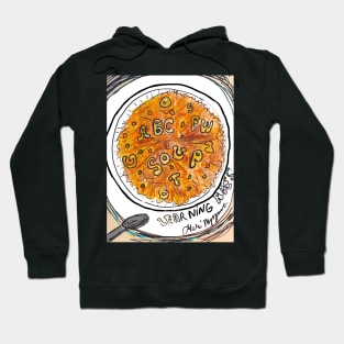 Alphabet soup learning your abc Hoodie